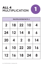 Load image into Gallery viewer, Multiplication - All 4
